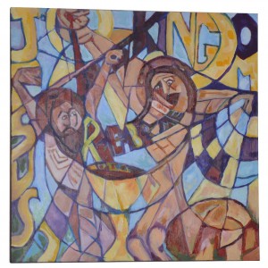 Jesus Promises His Kingdom. to the Good Thief, Peter Goudy