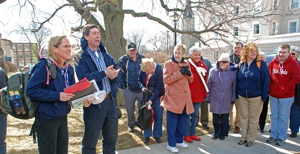 Aubrey blesses mission to rachel's home