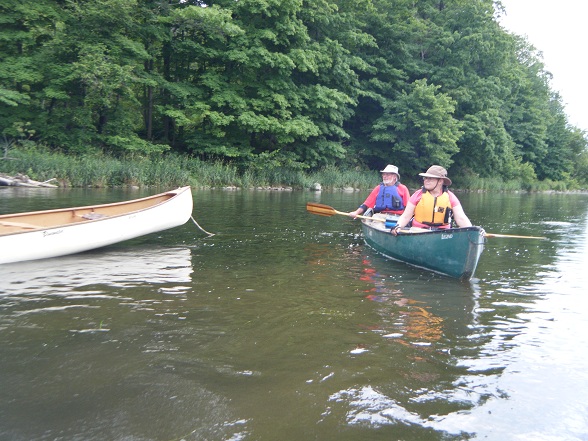 Canoeing on the grand river