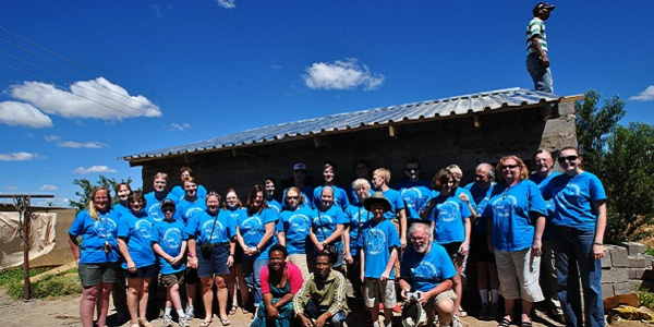 2012 mission team, rachel's children's home, maputsoe, lesotho