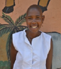 Student at Rachel's Children's Home, Maputsoe, Lesotho