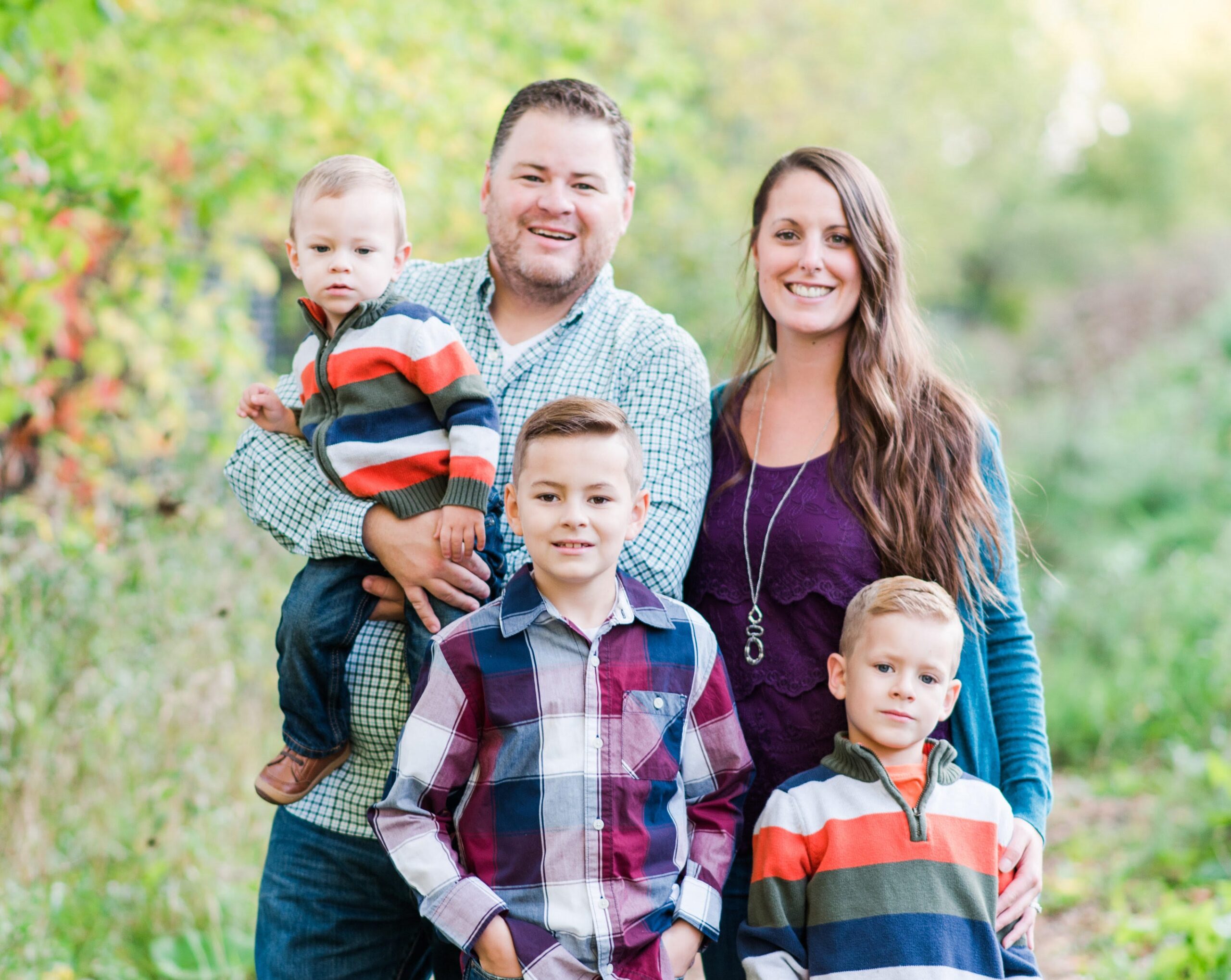 Tim gibb  and family