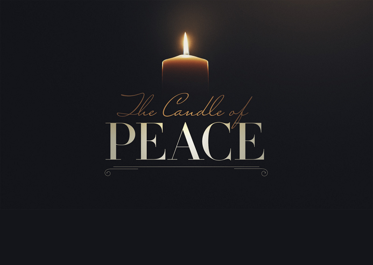 The candle of peace