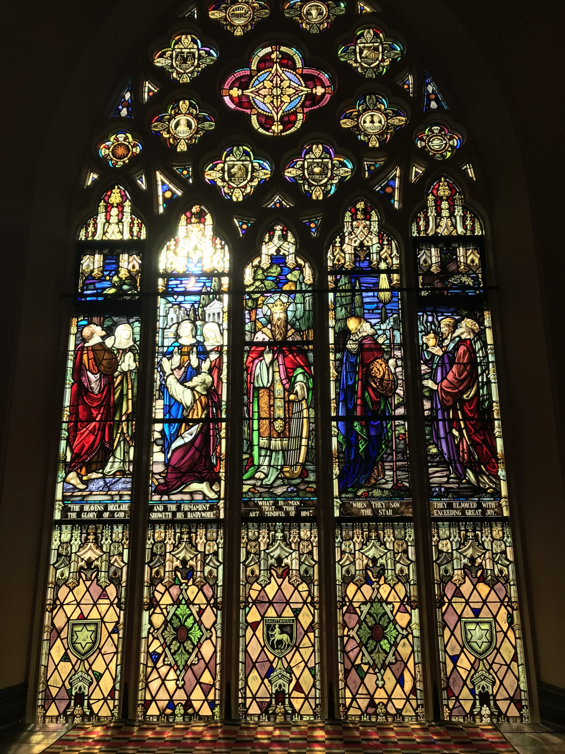 Stained glass windows