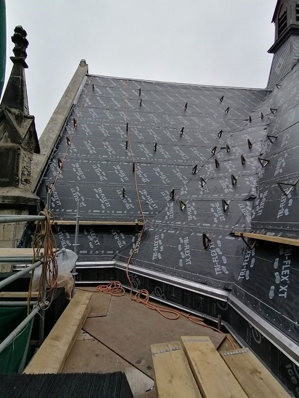 Repairing the roof