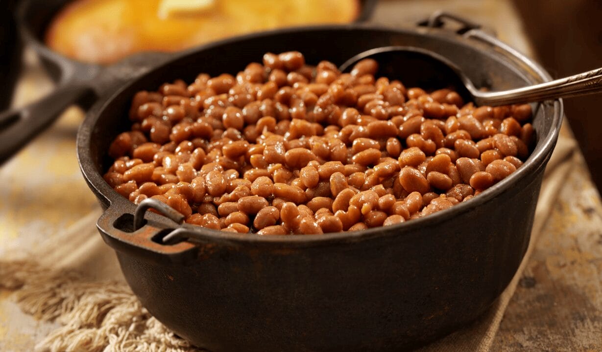 Fill the bean pot