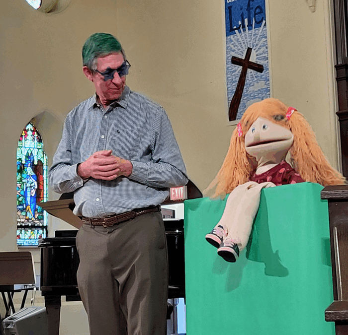 Green “hair” day