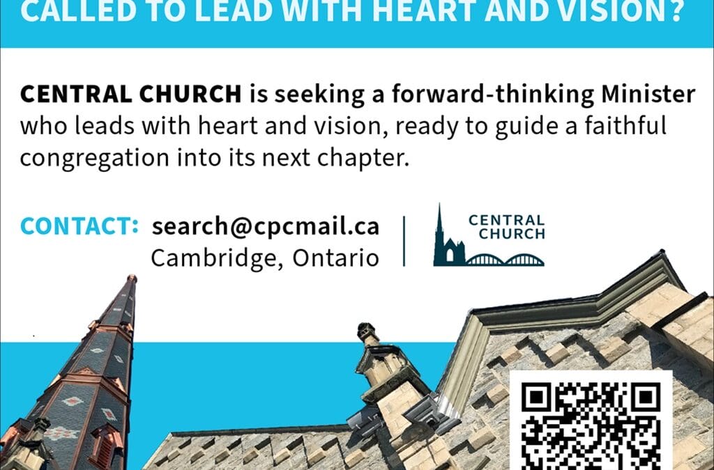 A forward thinking minister