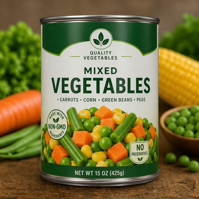 Food of the Month Canned Vegetables