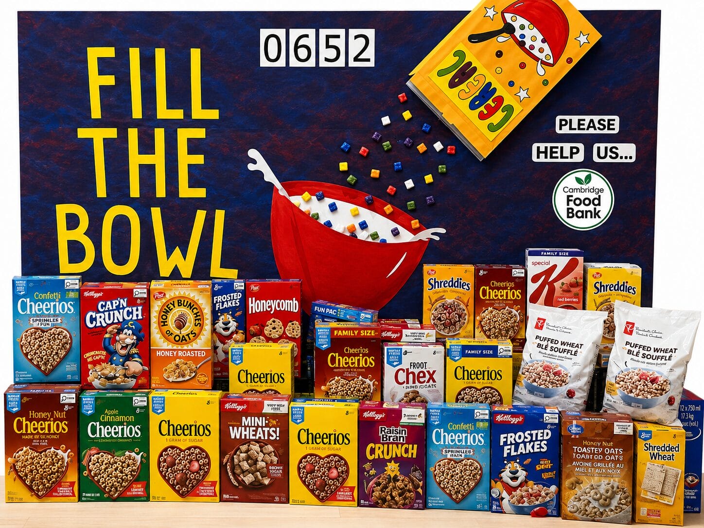 652 Boxes of Cereal